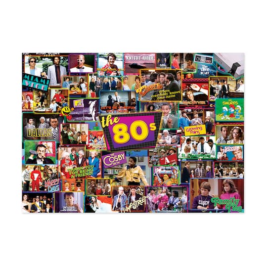 TV Time - 80s Shows: 1000 Pcs By Masterpieces Puzzles | 8" x 8" x 2.2" | Michaels®